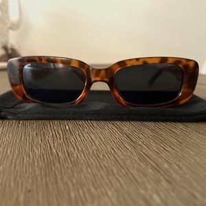 Sunglasses - rectangle, tortoiseshell